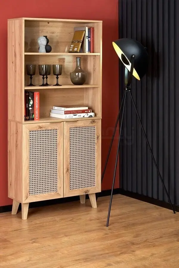 Etajera Halmar Borneo REG-1 (Artisan Oak/Black)