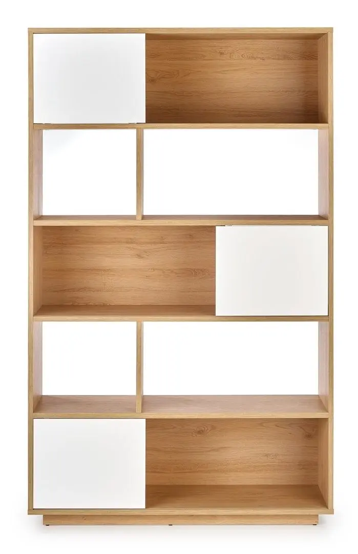 Стеллаж Halmar REG 23 (Honey Oak/White Matt) - 3
