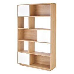 Стеллаж Halmar REG 23 (Honey Oak/White Matt)