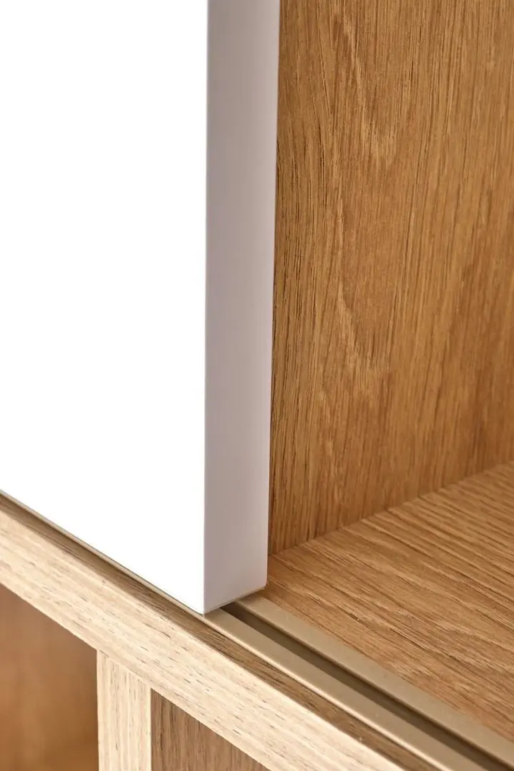 Стеллаж Halmar REG 23 (Honey Oak/White Matt) - 6