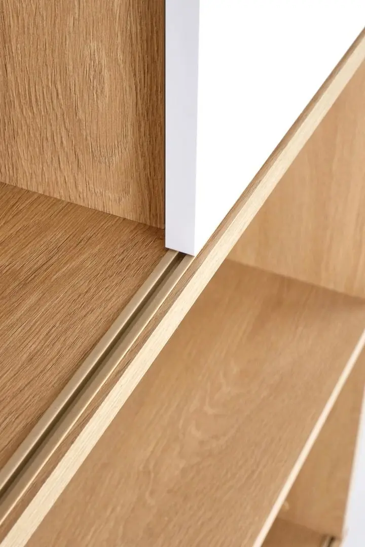 Стеллаж Halmar REG 23 (Honey Oak/White Matt) - 7