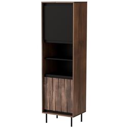 Etajera Halmar Swing W-1 (Walnut/Black) Thumb