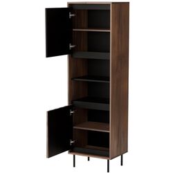 Etajera Halmar Swing W-1 (Walnut/Black) Thumb