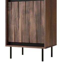 Etajera Halmar Swing W-1 (Walnut/Black) Thumb