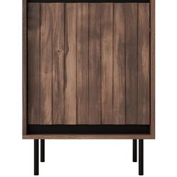 Etajera Halmar Swing W-1 (Walnut/Black) Thumb