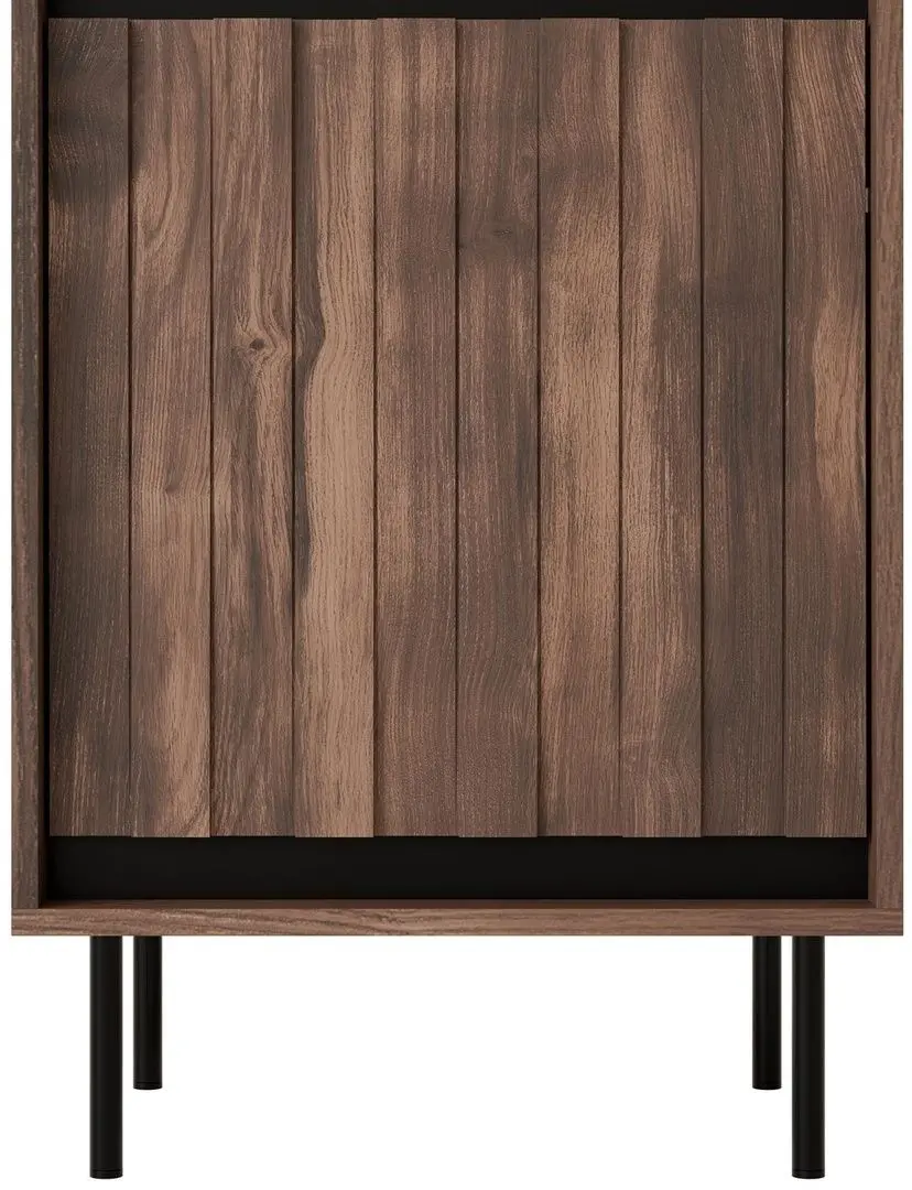 Etajera Halmar Swing W-1 (Walnut/Black)