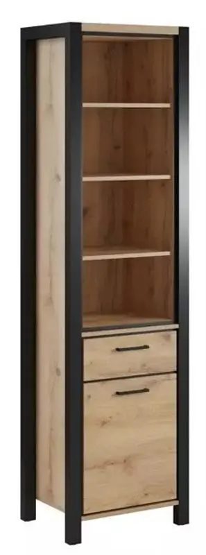 Etajera Helvetia Aktiv №05 1D1S (Taurus Oak/Black Matt)