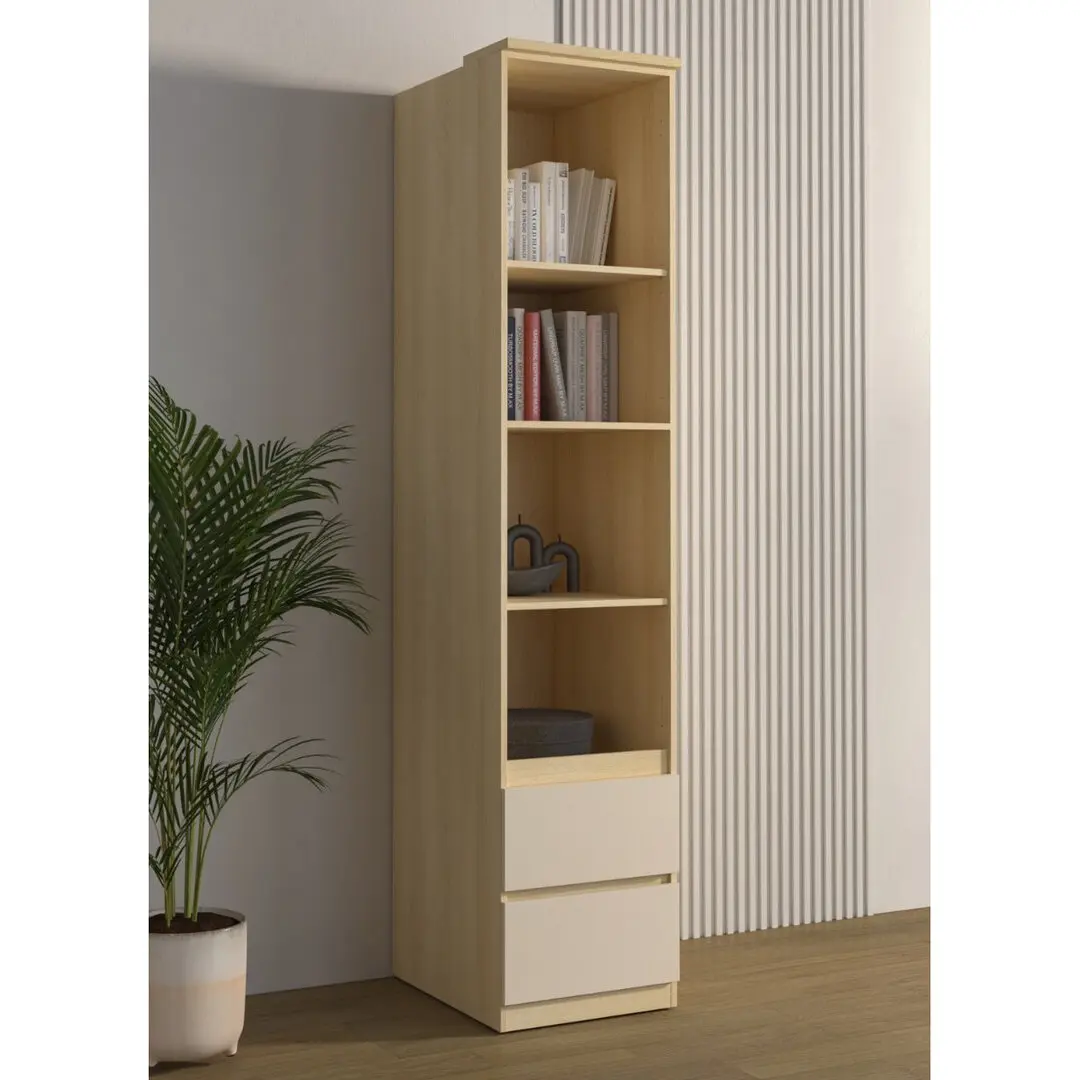 Стеллаж Helvetia Terra 24LBON93 (Lindberg oak/Sand beige)
