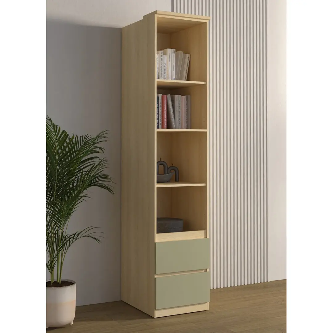 Стеллаж Helvetia Terra 24LEON83 (Lindberg oak/Eucalyptus)