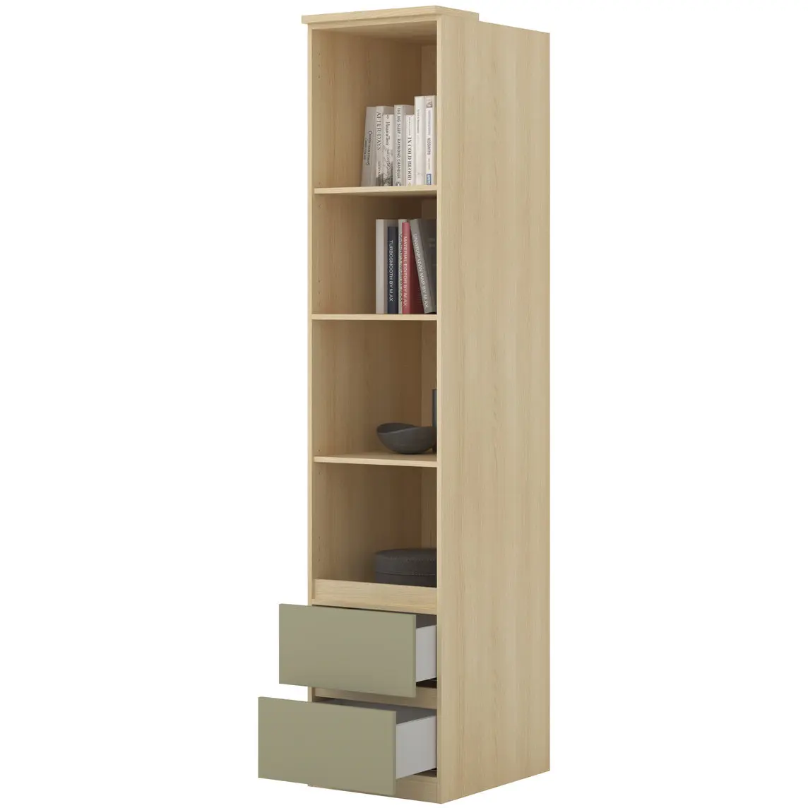 Стеллаж Helvetia Terra 24LEON93 (Lindberg oak/Eucalyptus) - 5