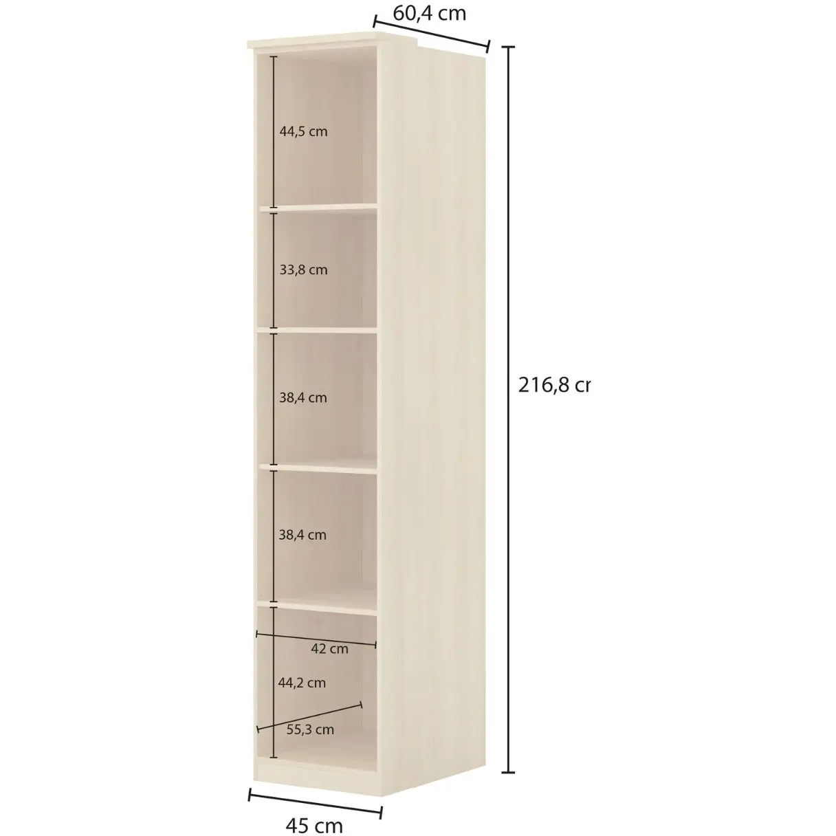 Стеллаж Helvetia Terra 24LGON88 (Lindberg Oak) - 4