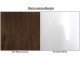 Стеллаж Helvetia Tisaro №88 1D Left (Chocolate Oak/White Gloss)