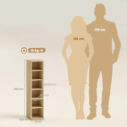 Комплект стеллажей Homcom 833-872V02AK (Oak) Thumb