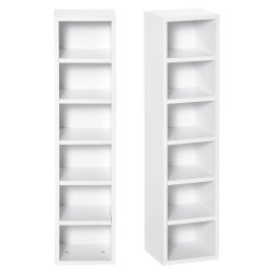 Set 2 etajere Homcom 833-638WT (White) Thumb