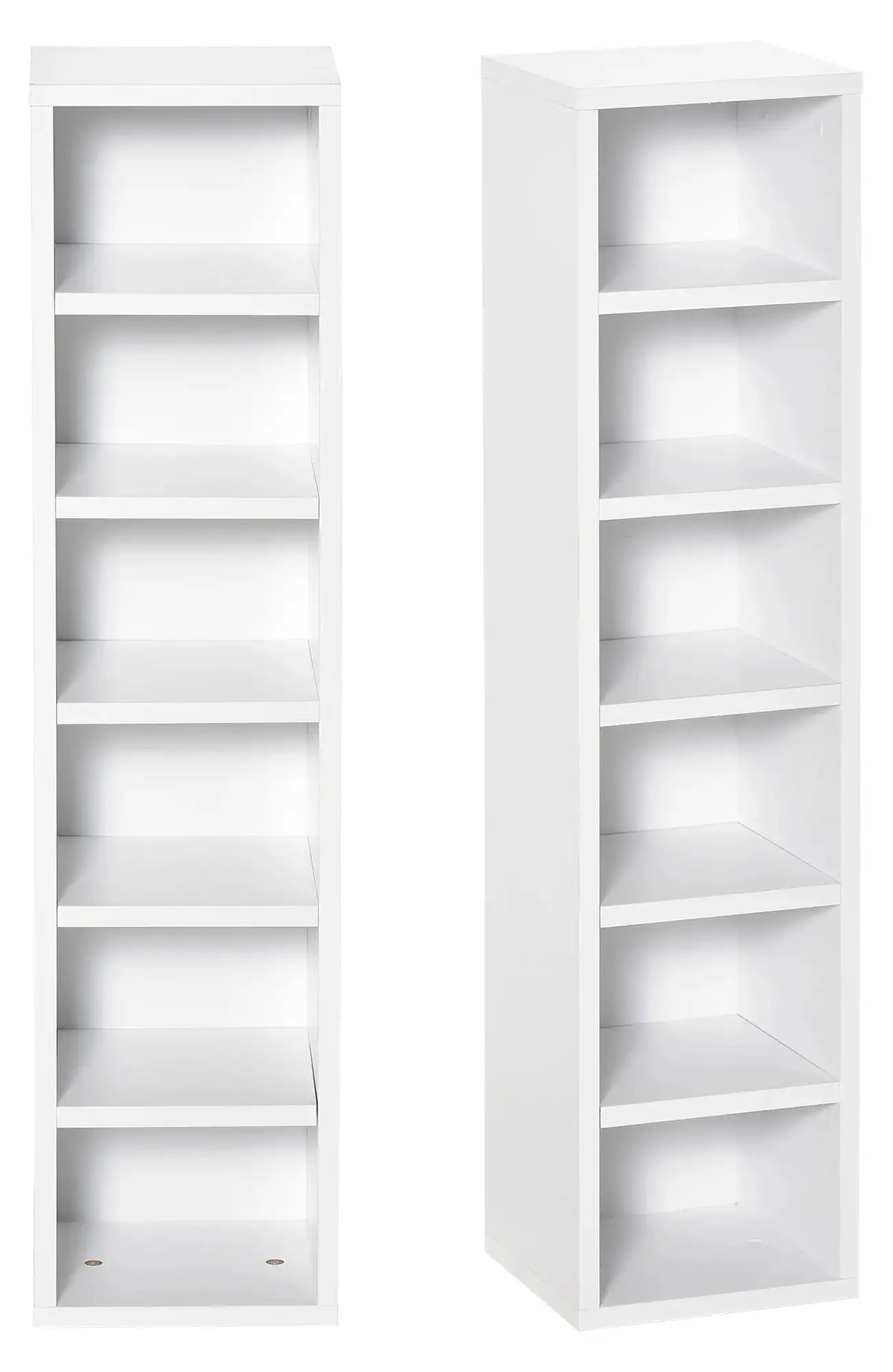 Set 2 etajere Homcom 833-638WT (White) - 3