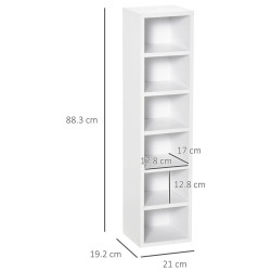 Set 2 etajere Homcom 833-638WT (White) Thumb