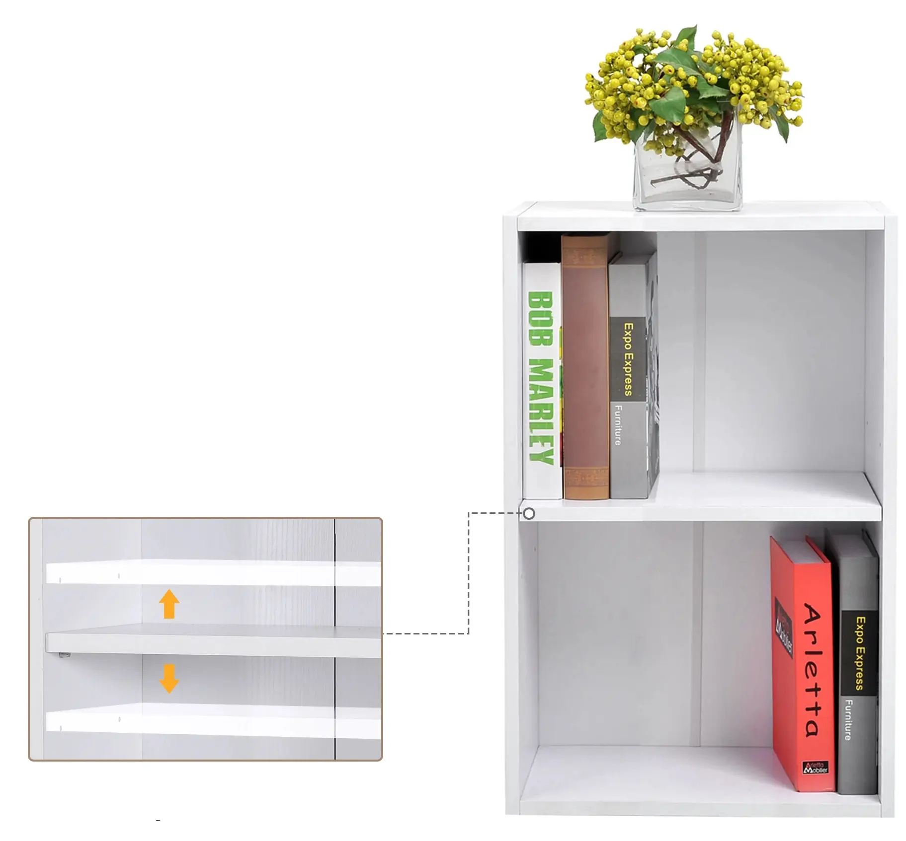 Etajera Homcom 02-0598 (White) - 4