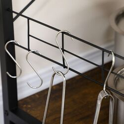 Etajera Homcom 801-321V00RB 90x40x83 cm (Brown/Black) Thumb