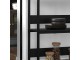 Etajera Homcom 801-338V80BK 100x50x90 cm (Black/White)