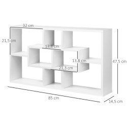 Etajera Homcom 830-234 (White) Thumb