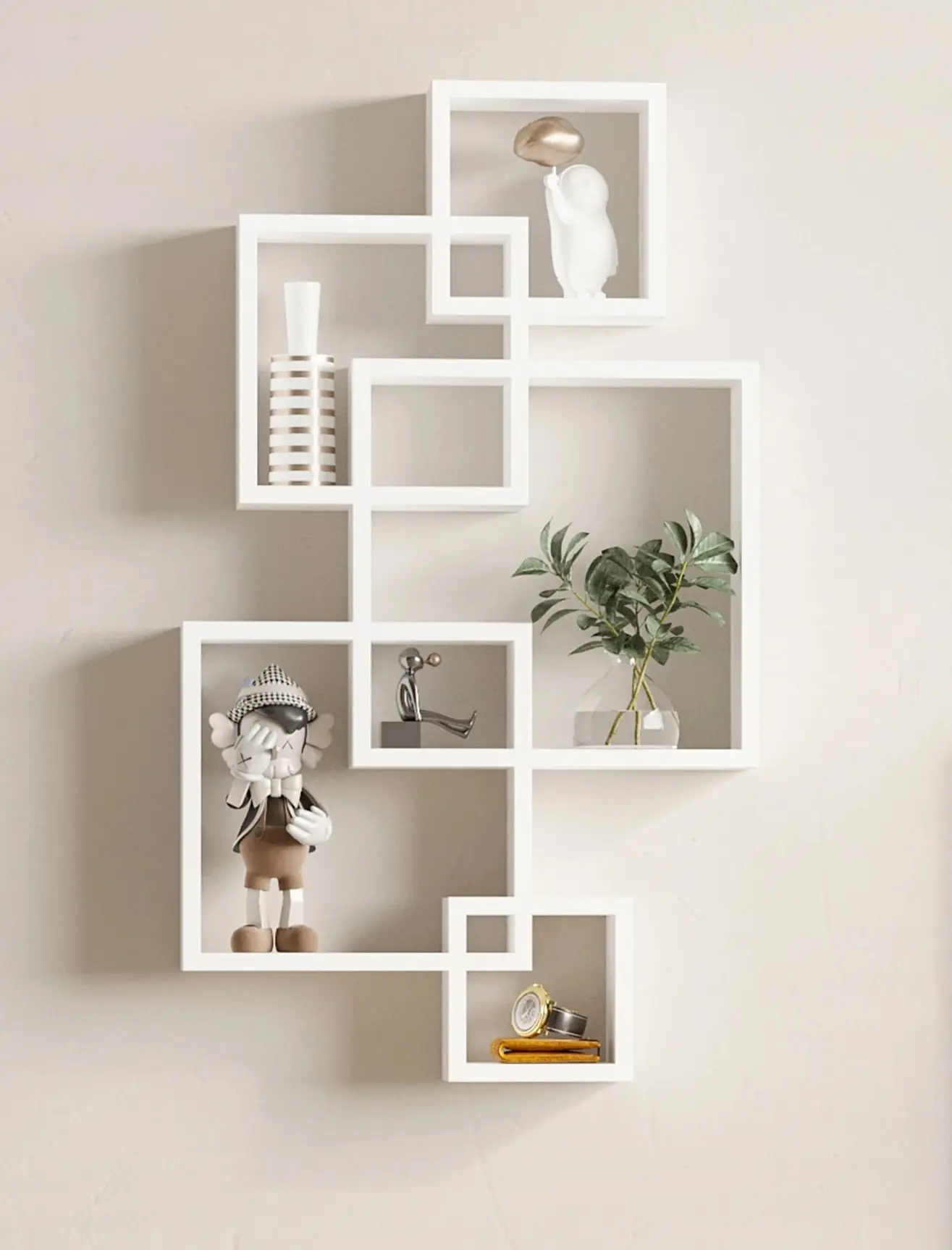 Стеллаж HomCom 830-610V00WT (White) - 3