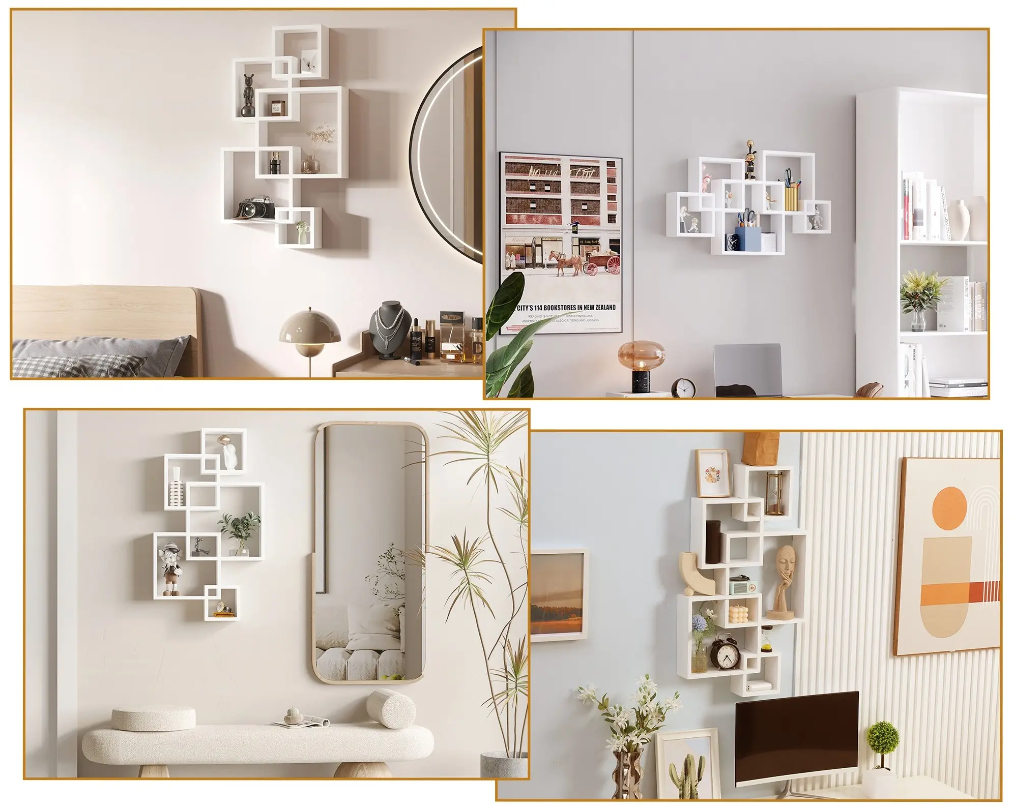 Стеллаж HomCom 830-610V00WT (White) - 8