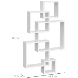 Стеллаж HomCom 830-610V00WT (White) Thumb