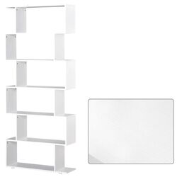 Стеллаж Homcom 831-037WT 80x24x191 (White) Thumb