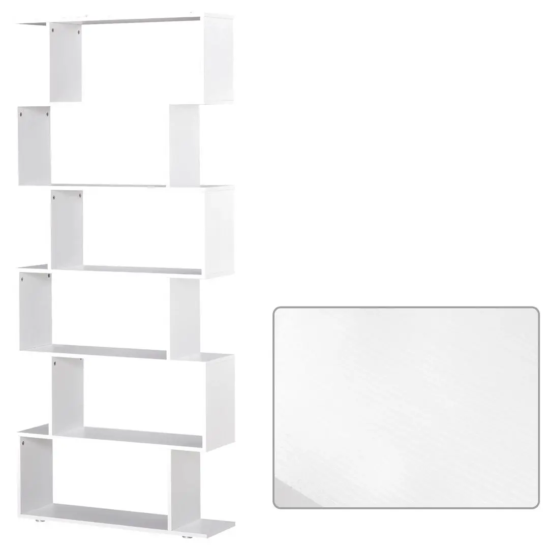 Стеллаж Homcom 831-037WT 80x24x191 (White) - 4