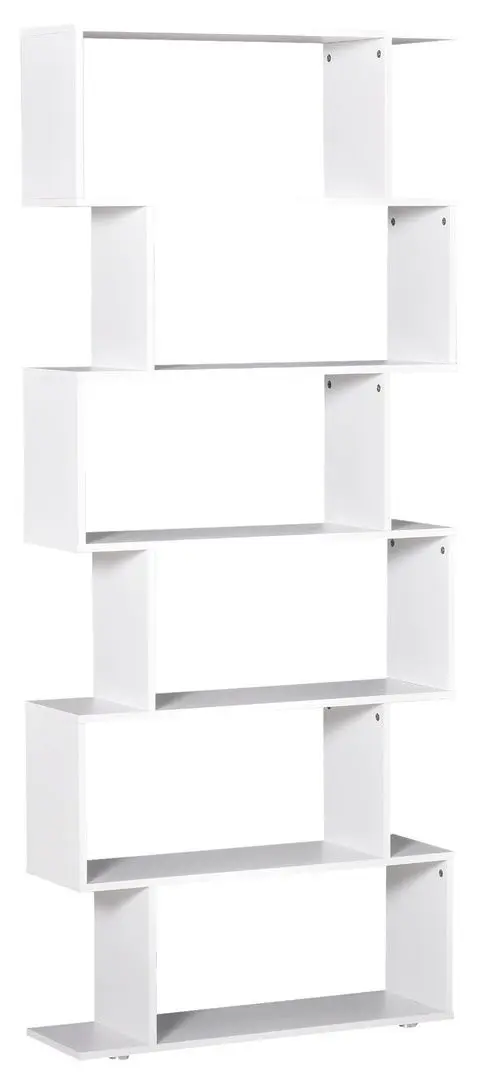 Стеллаж Homcom 831-037WT 80x24x191 (White) - 3