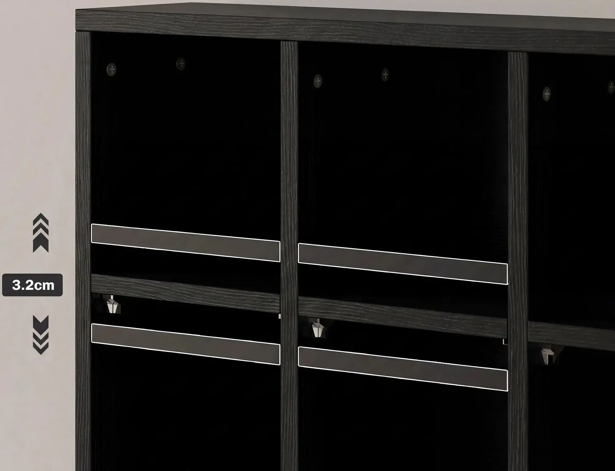 Стеллаж Homcom 831-040V80BK (Black) - 4