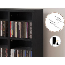 Стеллаж Homcom 831-040V80BK (Black) Thumb