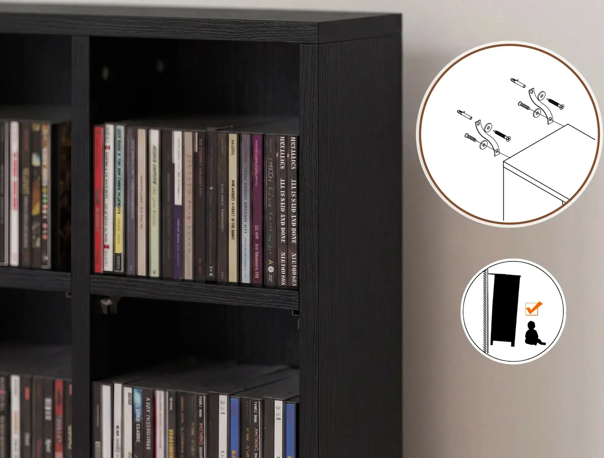 Стеллаж Homcom 831-040V80BK (Black) - 5