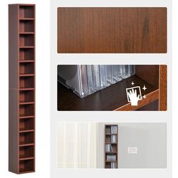 Стеллаж Homcom 833-135BN 21x20x175 cm (Brown) Thumb