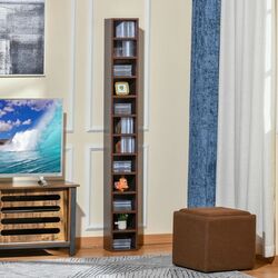 Стеллаж Homcom 833-135BN 21x20x175 cm (Brown)