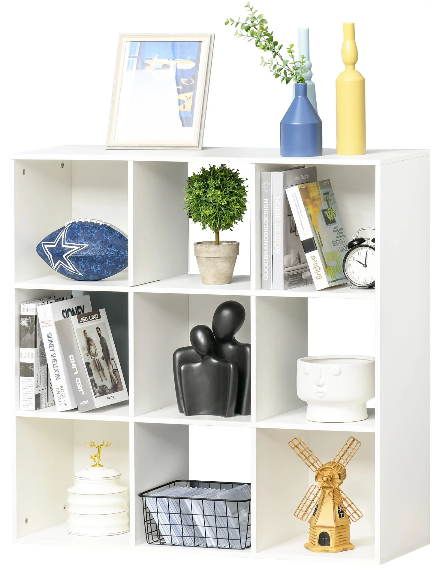 Etajera Homcom 833-422WT (White) - 4