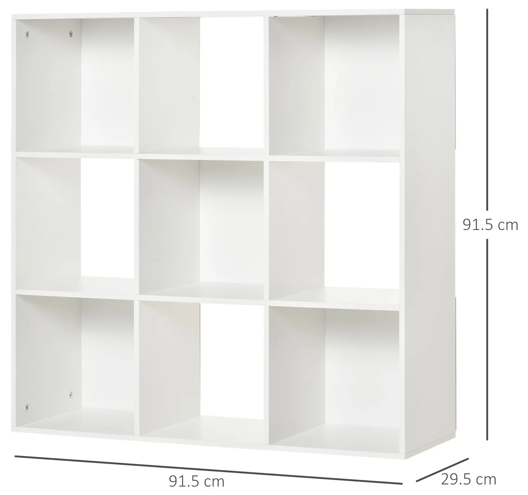 Etajera Homcom 833-422WT (White) - 5