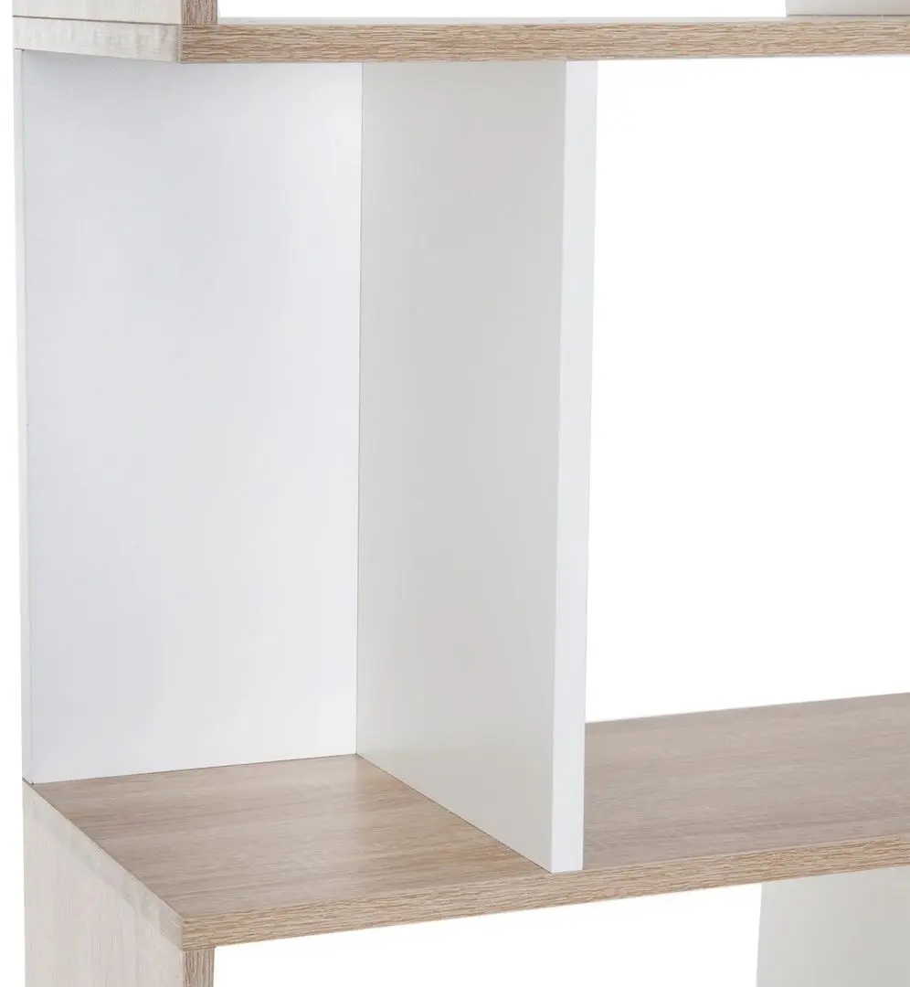 Etajera Homcom 833-450 (White/Natural)