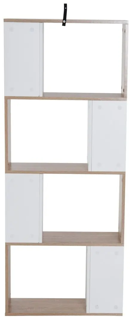 Стеллаж Homcom 833-451 60x148x24 cm (Natural Oak/White)