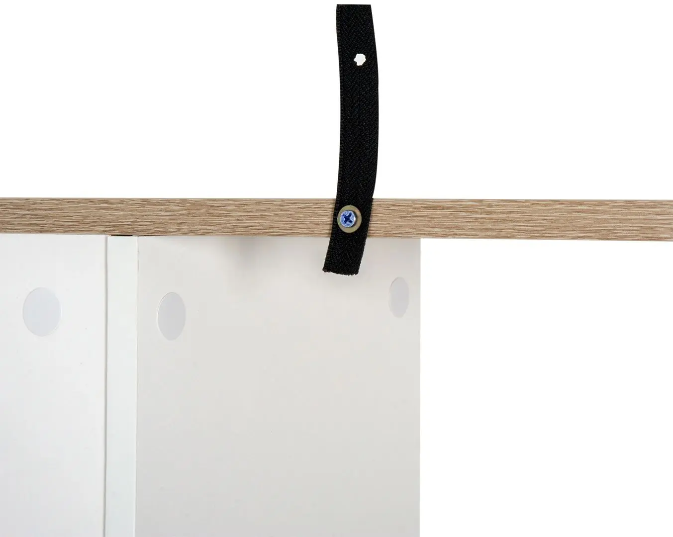 Стеллаж Homcom 833-451 60x148x24 cm (Natural Oak/White)