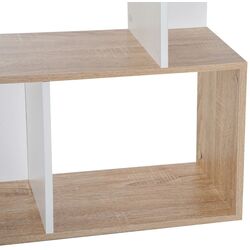 Стеллаж Homcom 833-451 60x148x24 cm (Natural Oak/White) Thumb