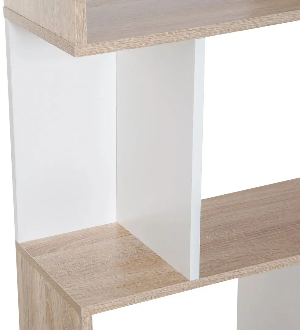 Etajera Homcom 833-452 60x24x111 cm (White/Oak)