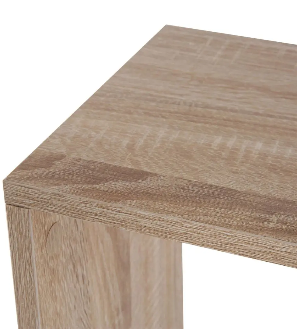 Etajera Homcom 833-452 60x24x111 cm (White/Oak)