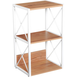 Стеллаж HomCom 833-563V02 (Natural/White) Thumb