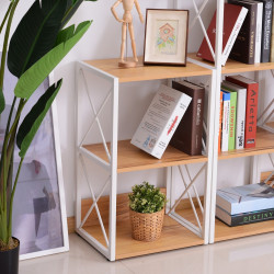 Стеллаж HomCom 833-563V02 (Natural/White) Thumb