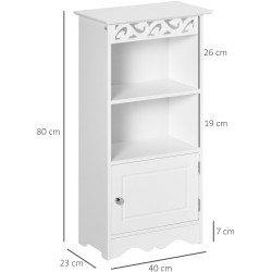 Стеллаж Homcom 834-199 (White) Thumb