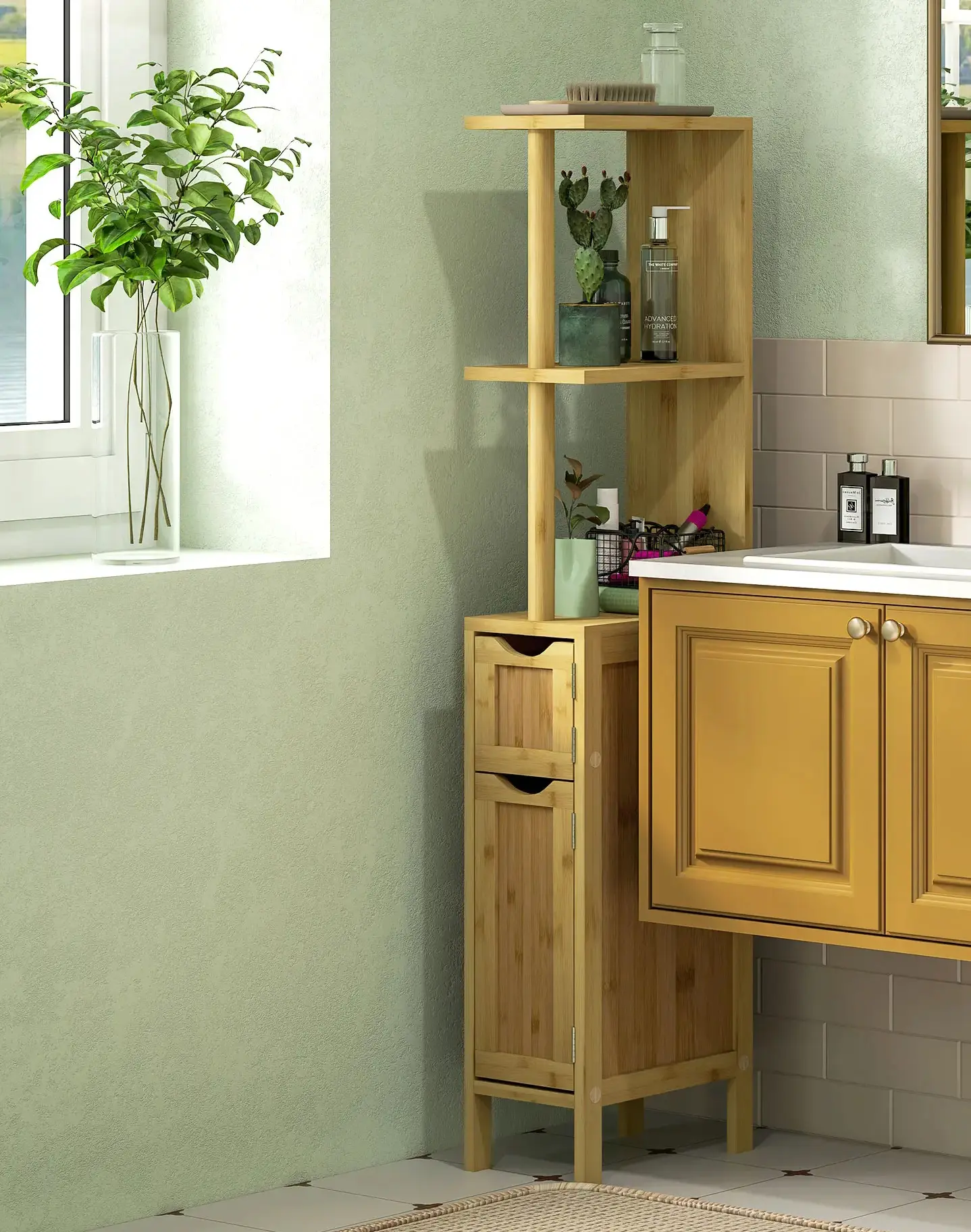 Etajera Homcom 834-674V00ND (Natural) - 7