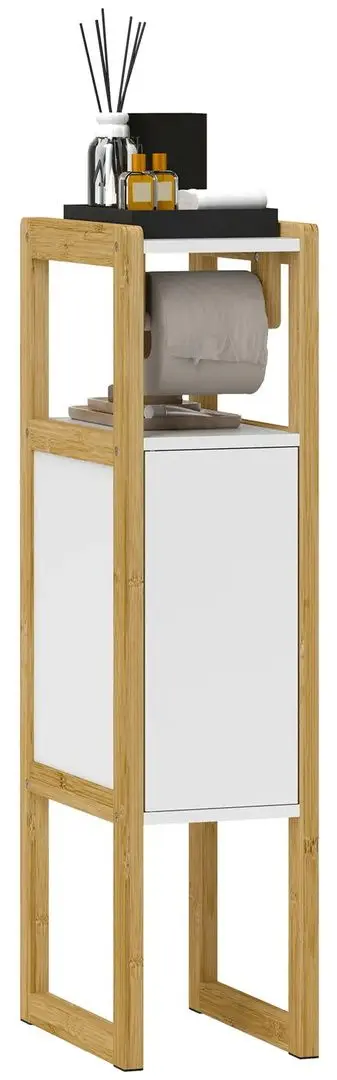 Etajera Homcom 834-689V00WT (White/Natural)