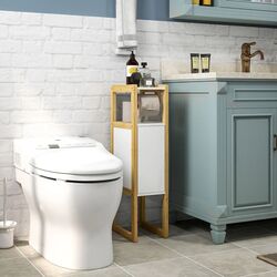 Etajera Homcom 834-689V00WT (White/Natural) Thumb