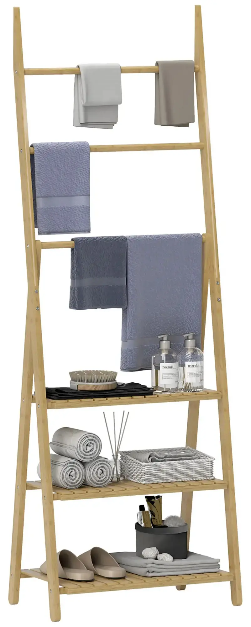 Стеллаж Homcom 834-728V00ND (Natural) - 2